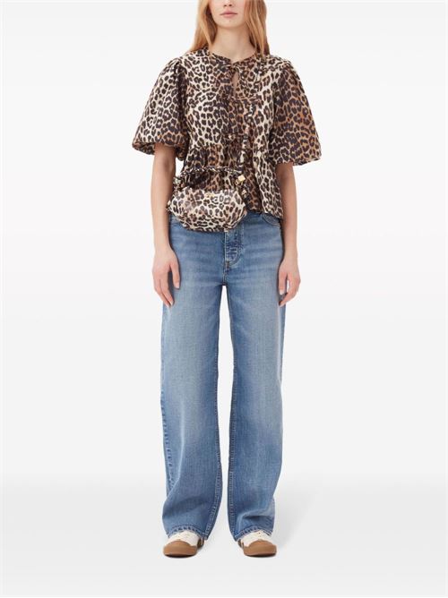 ORGANIC COTTON PEPLUM TOP