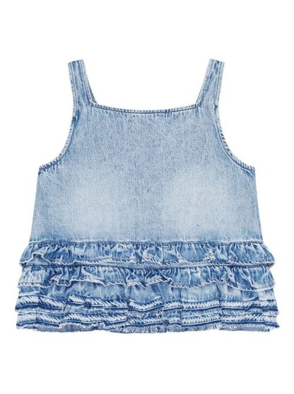ORGANIC COTTON DENIM TOP