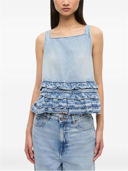 ORGANIC COTTON DENIM TOP