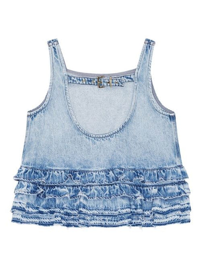 ORGANIC COTTON DENIM TOP
