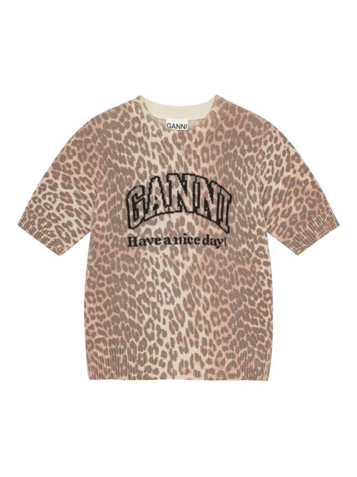 LOGO WOOL T-SHIRT