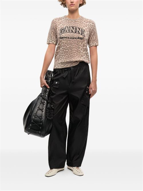 LOGO WOOL T-SHIRT