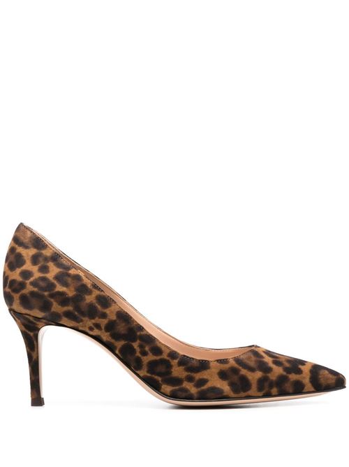 GIANVITO 70 SUEDE LEATHER PUMPS