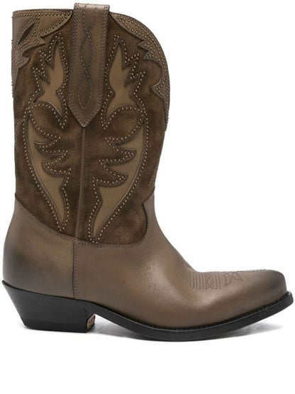 WISH STAR LOW LEATHER BOOTS