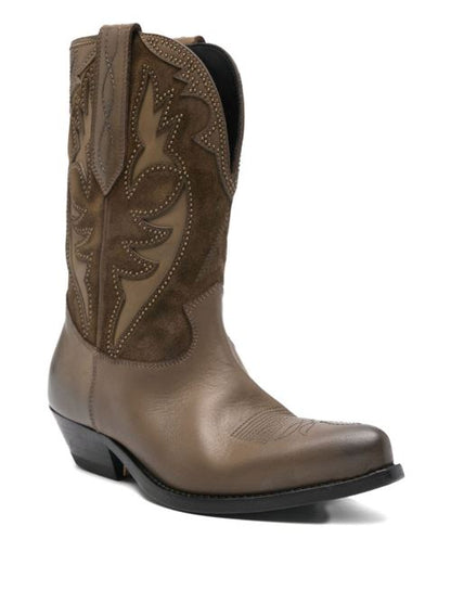 WISH STAR LOW LEATHER BOOTS