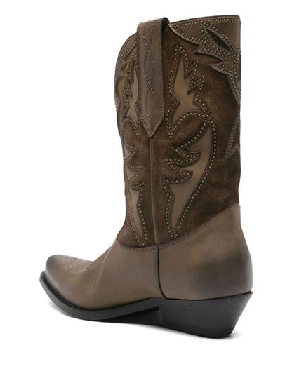 WISH STAR LOW LEATHER BOOTS