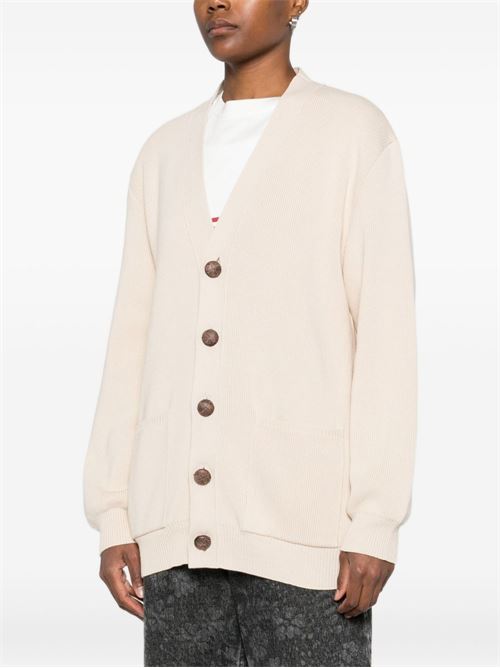 COTTON V-NECKED CARDIGAN