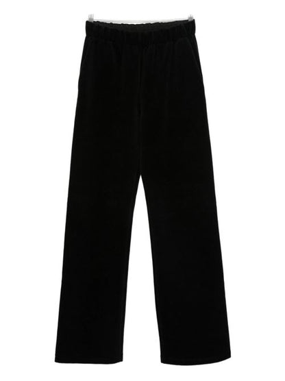 COTTON WIDE-LEG TROUSERS