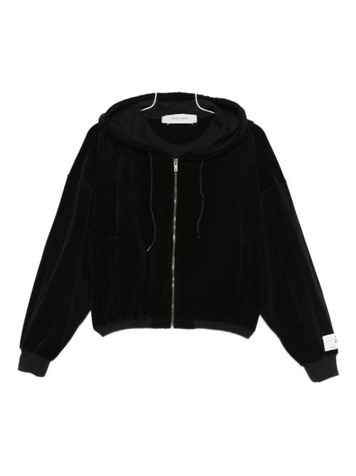 COTTON CROPPED HOODIE