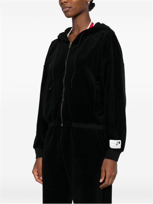 COTTON CROPPED HOODIE