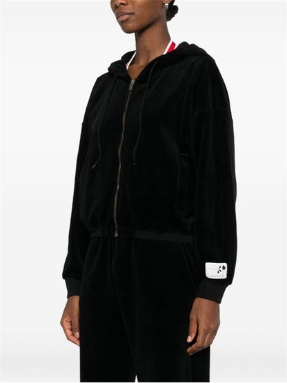COTTON CROPPED HOODIE