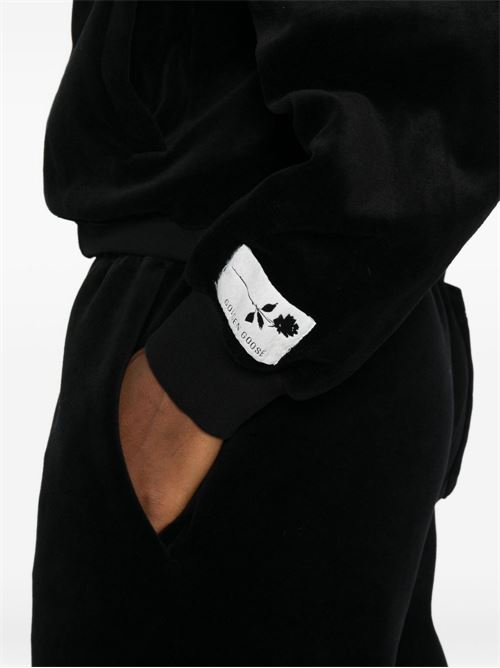 COTTON CROPPED HOODIE