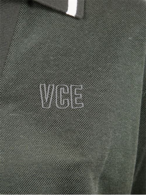 COTTON CROPPED POLO SHIRT