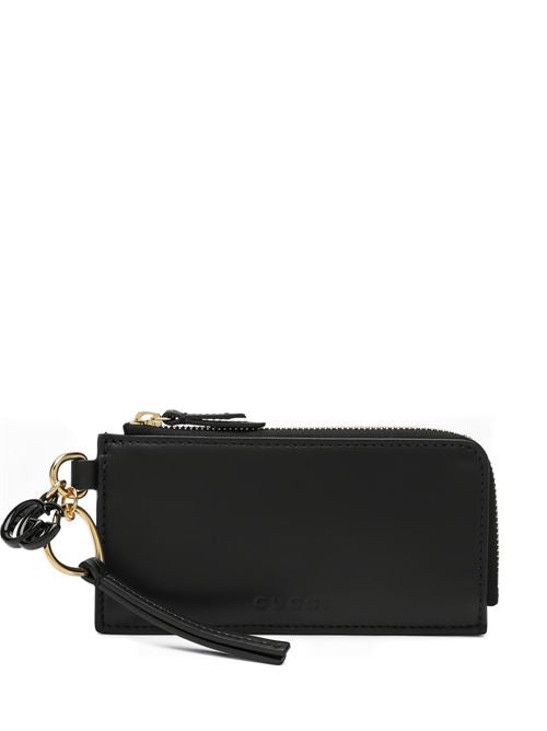 LEATHER ZIPPED CARD CASE