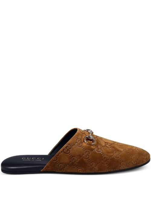 GG LEATHER SLIPPERS