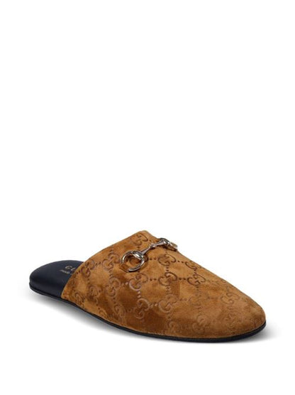 GG LEATHER SLIPPERS