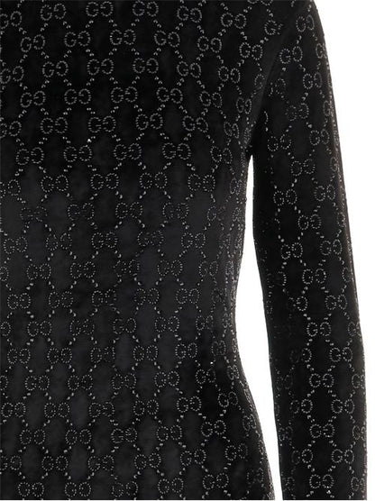 GG CRYSTAL CHENILLE T-SHIRT