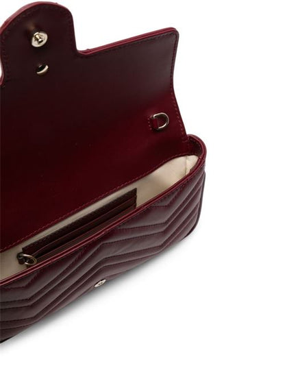 GG MARMONT LEATHER MINI BAG