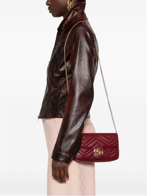 GG MARMONT LEATHER MINI BAG