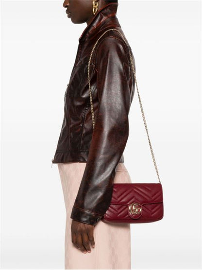 GG MARMONT LEATHER MINI BAG