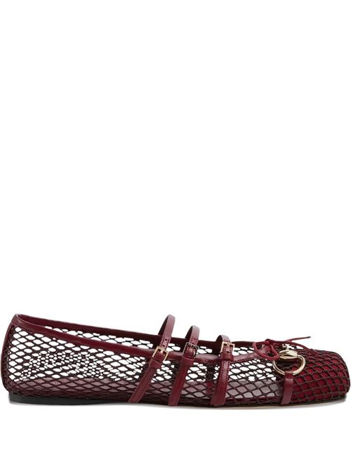 HORSEBIT NET BALLET FLATS
