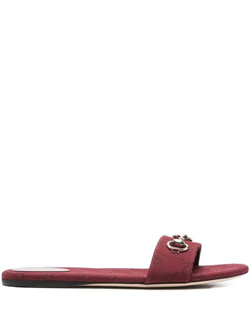 GG CANVAS SANDALS