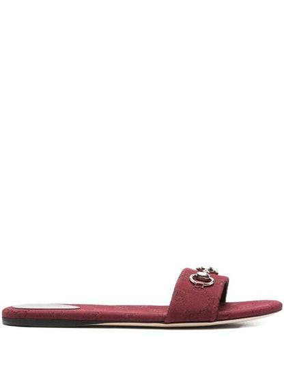 GG CANVAS SANDALS