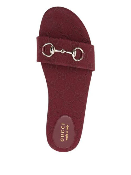 GG CANVAS SANDALS