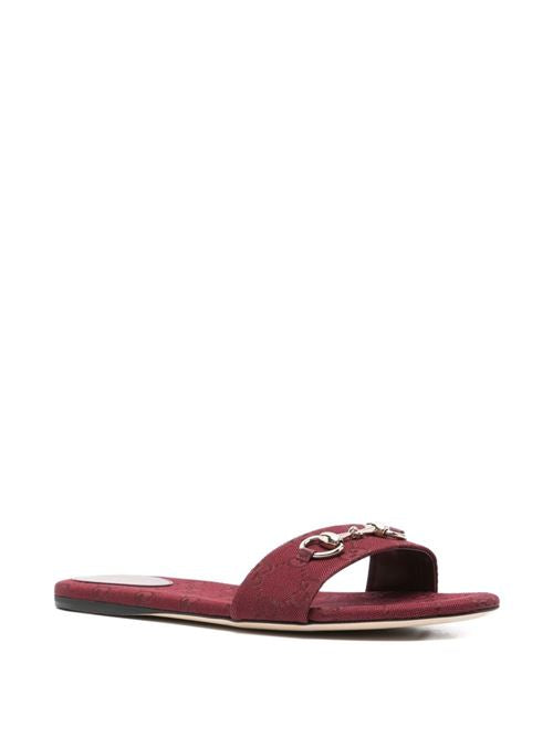 GG CANVAS SANDALS