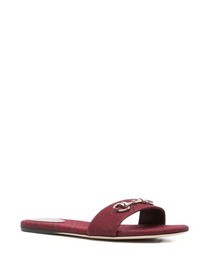 GG CANVAS SANDALS