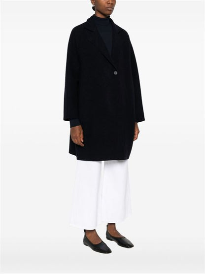 WOOL SINGLE-BREASTED COAT
