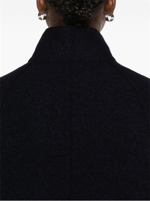 WOOL SINGLE-BREASTED COAT