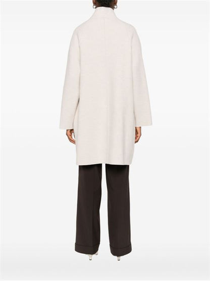 WOOL SINGLE-BREASTED COAT