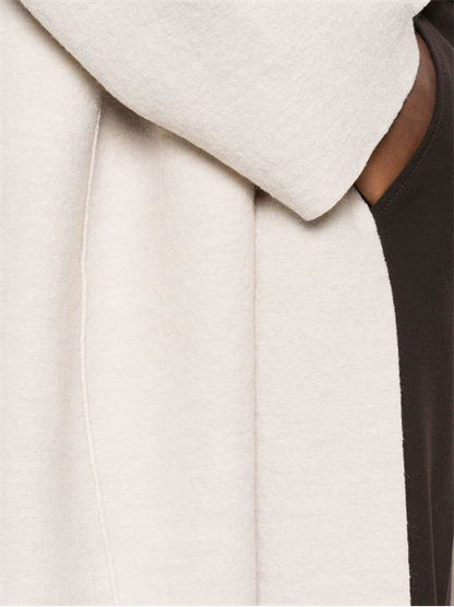 WOOL SINGLE-BREASTED COAT