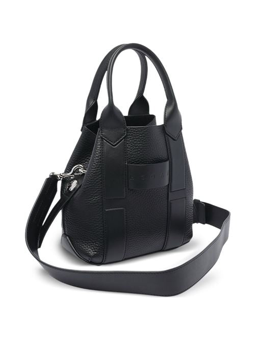 SCRIPT SMALL LEATHER TOTE BAG