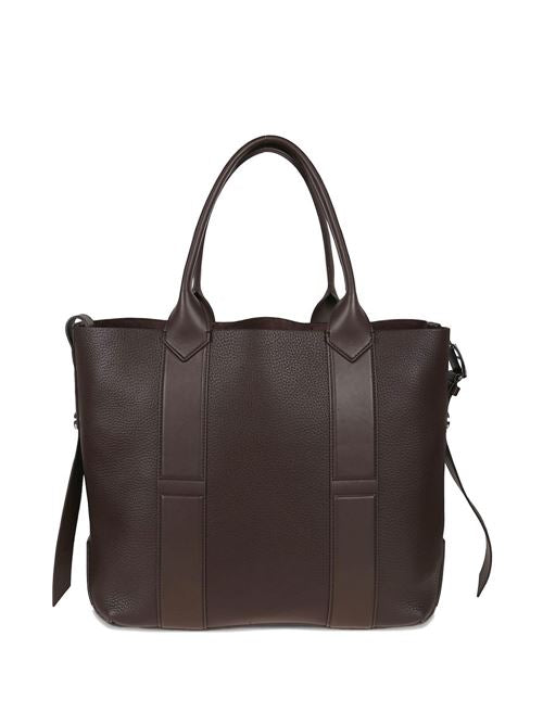 SCRIPT MEDIUM LEATHER TOTE BAG