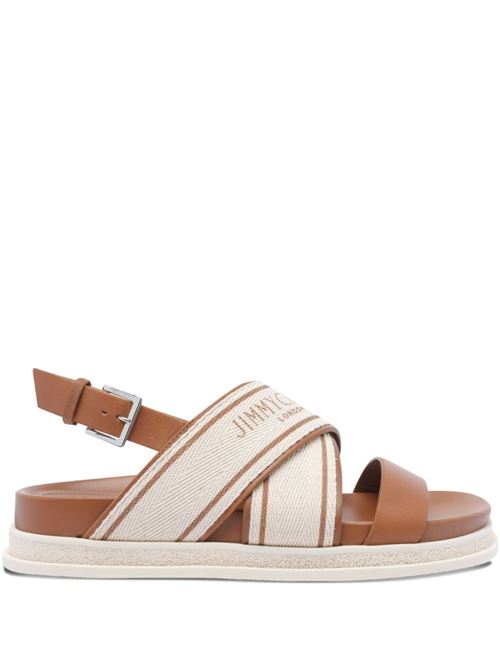 JOA FLAT CANVAS FLAT SANDALS