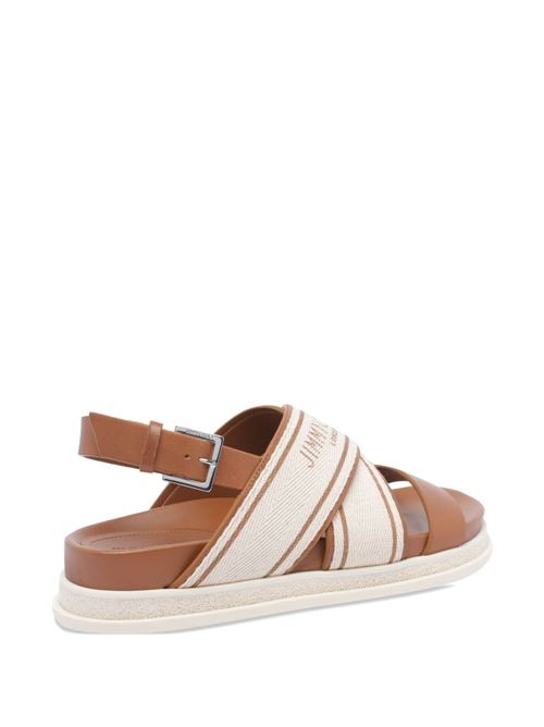 JOA FLAT CANVAS FLAT SANDALS