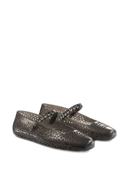 THE JELLY CRYSTAL BALLET FLATS