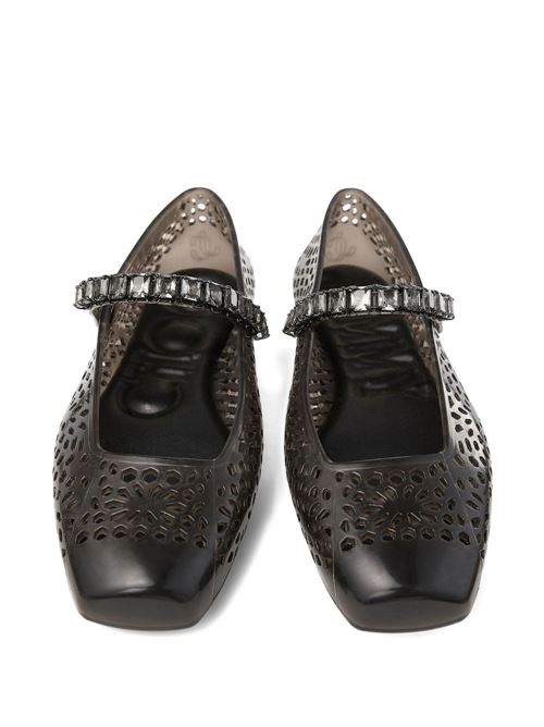 THE JELLY CRYSTAL BALLET FLATS