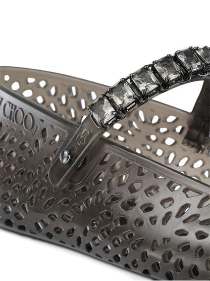 THE JELLY CRYSTAL BALLET FLATS