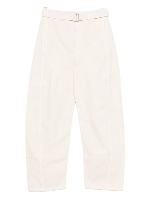 TWISTED DENIM COTTON JEANS