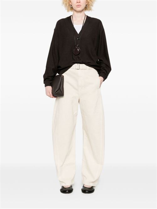 TWISTED DENIM COTTON JEANS