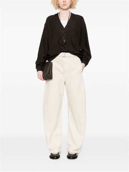 TWISTED DENIM COTTON JEANS