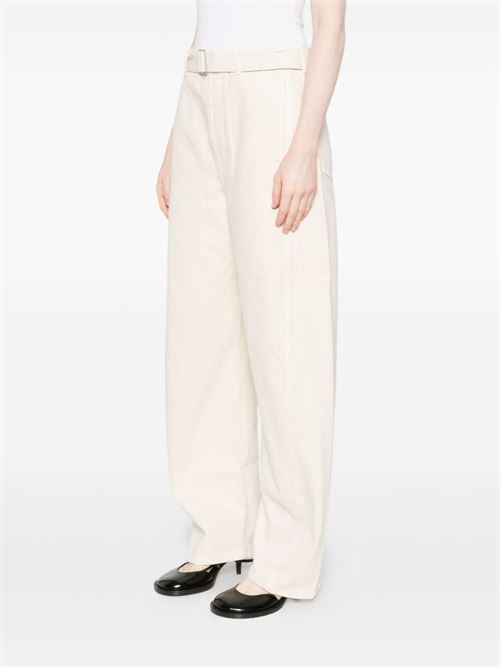 TWISTED DENIM COTTON JEANS