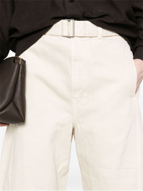 TWISTED DENIM COTTON JEANS
