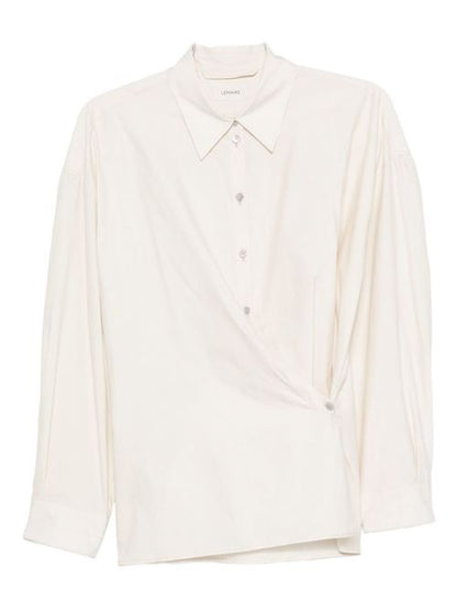 COTTON AND SILK BLEND SHIRT