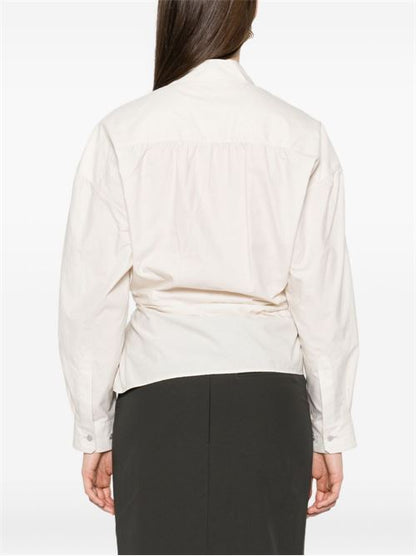 COTTON AND SILK BLEND SHIRT