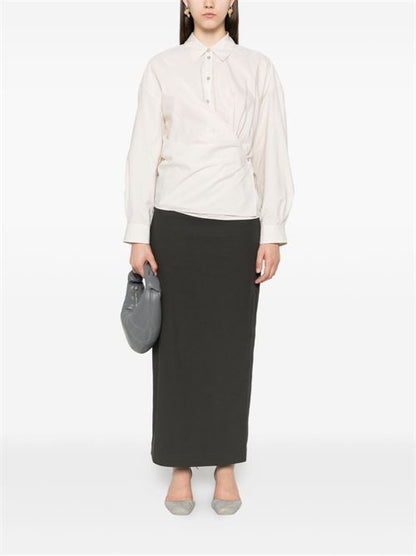 COTTON AND SILK BLEND SHIRT