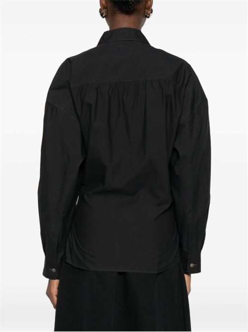COTTON AND SILK BLEND SHIRT